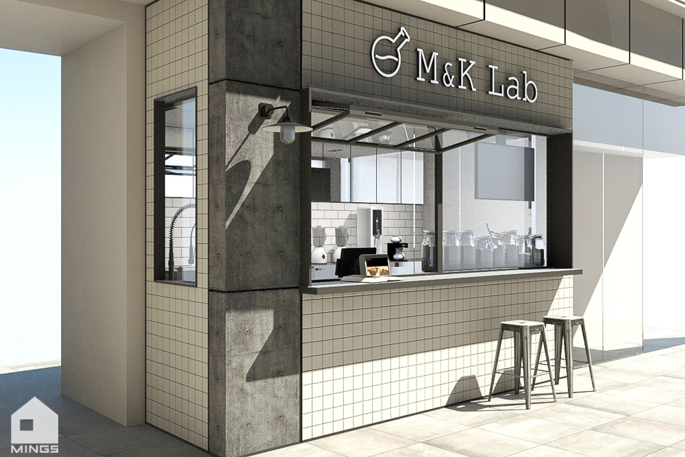 M&K LAB 网红果汁店,上海果汁店设计,网红店面设计,网红果汁店设计,网红餐厅设计,网红餐饮店铺设计,网红店设计,果汁店设计,性冷淡风格设计